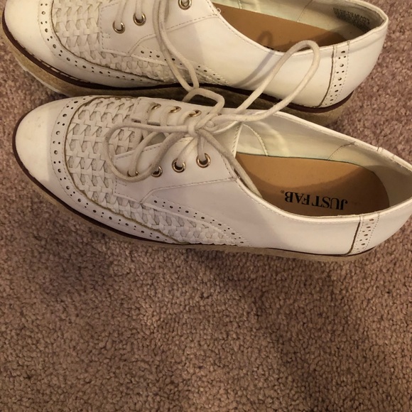 JustFab Platform Lace-Up Shoes - Picture 3 of 4